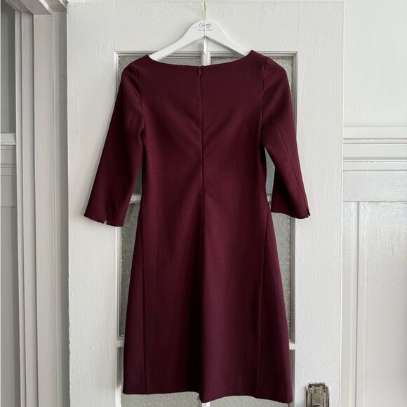 MM.LaFleur The Alexandra 2.0 Dress – Burgundy – Size 0P - Picture 4 of 8